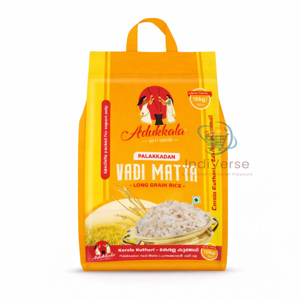 Adukkala Palakkadan Vadi Matta Rice (Long Grain Rice) 10kg